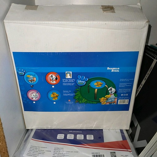 Disney stool new with characters, assembly required