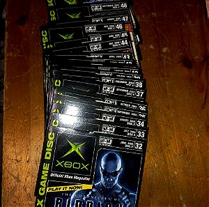 Xbox demo magazines disc lot