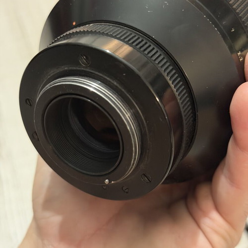 Carl Zeiss Jena DDR Sonnar 200mm f/2.8 MC lens used with Praktica B mount and original case