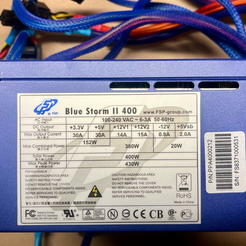 Blue Storm II 400 Power Supply Unit, like new