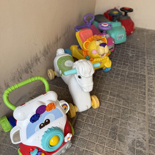 Kids Ride-On and Activity Toys used, colorful and interactive