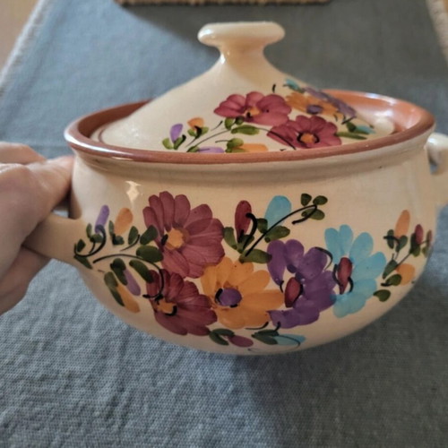 Ceramic vessel like new, handpainted