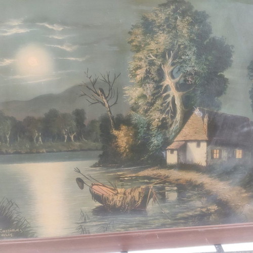 Oil paintings by C.Carpidas used, excellent condition, 76x64 cm