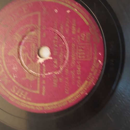 Odeon 78 RPM Record used, Thanasis Evgenikos & Kaiti Grey 1954