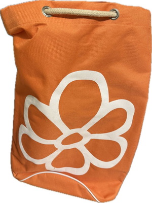 Beach bag new orange canvas backpack for carrying on back