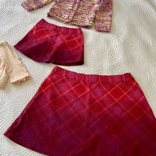 Benetton mother and daughter skirt set like new, toddler size 2