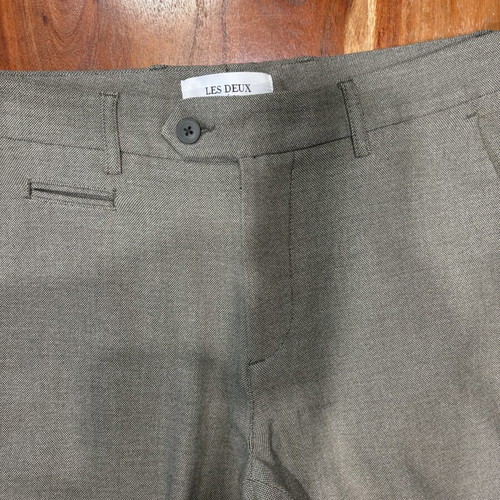 Les Deux Slim Fit Men's Pants like new, green, size N30