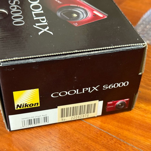 Nikon COOLPIX S6000 Red 14.2MP Digital Camera