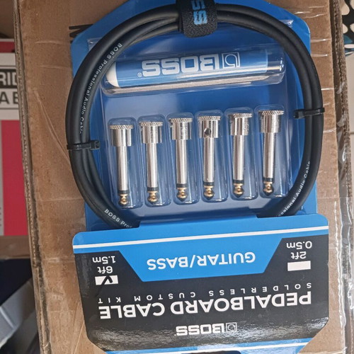 Pedalboard cable Boss 1.5 m new for guitar and bass