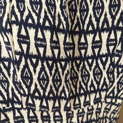 H&M Divided summer dress like new, blue and white geometric pattern