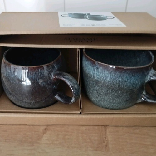 Large mugs new in box