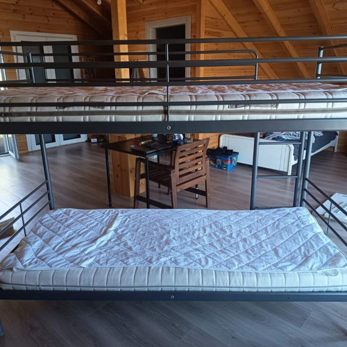 IKEA SVARTA metal bunk bed