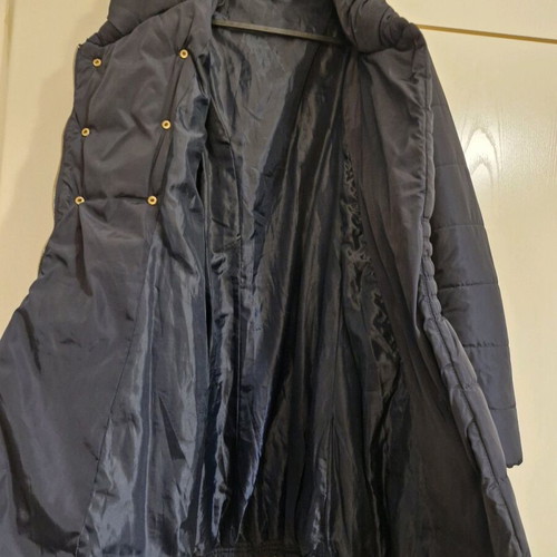 New Age Waterproof Jacket Blue New With Warm Collar