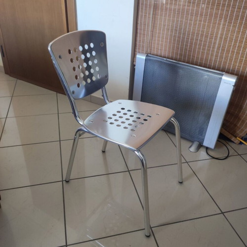 Aluminum chairs like new, set of 8 or single