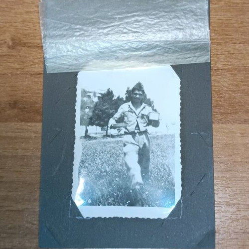 Old military photograph used