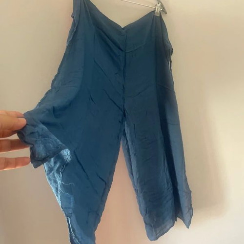 Salvari pants 3 pieces, blue, white and yellow, one size