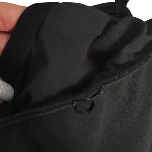 Tank top M used with built-in elastic bustier, black