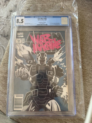 Iron Man #282 (1992) CGC 8.5 Australian Price Variant σαν καινούργιο, 1η εμφάνιση War Machine