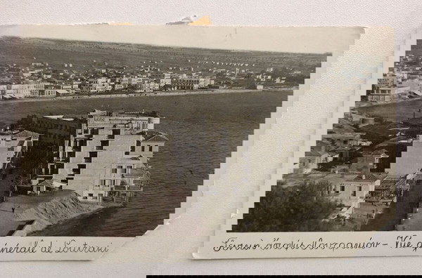 Καρτ ποστάλ "ΓΕΝΙΚΗ ΑΠΟΨΗ ΛΟΥΤΡΑΚΙΟΥ", ασπρόμαυρο.