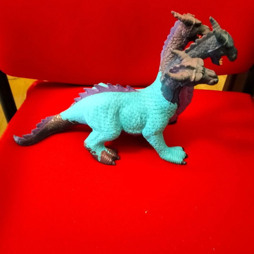 Vintage Three-Headed Dragon figure Chitech Industries 1984