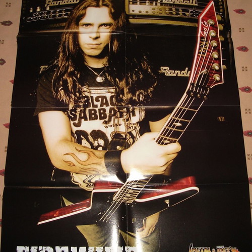 Anathema / Firewind metal double-sided poster new