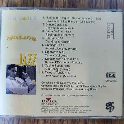 Money and Life Jazz for Lovers CD used