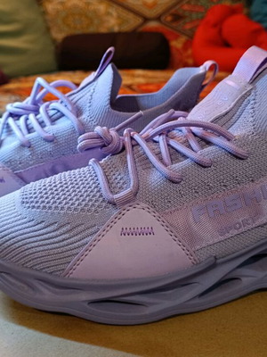 Fashion sport sneakers size 39 like new, pink and purple