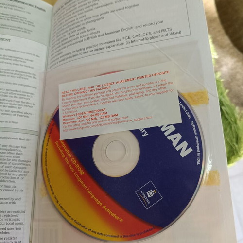 Longman Dictionary of Contemporary English like new with CD-ROM