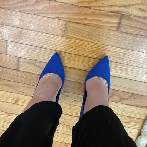 Sante heels blue used, size 39