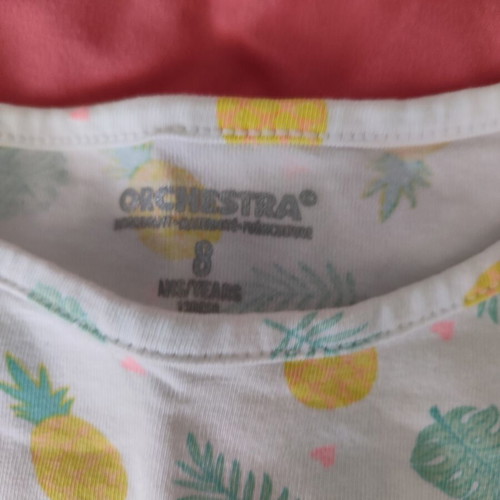 Girls' clothing set like new, colorful, for 5-6 years old