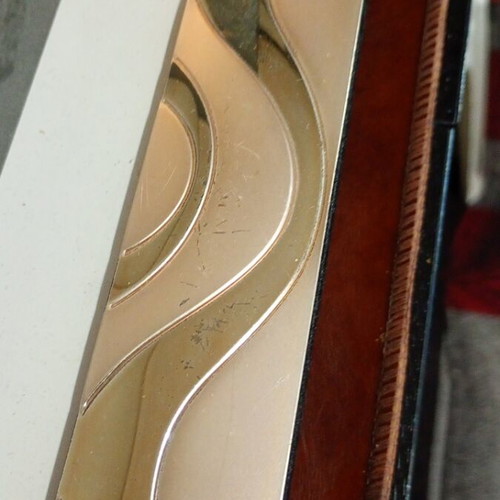Silver Plated Table Photo Frame used, 27 x 32 cm, velvet backing