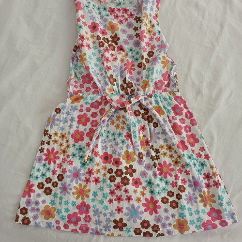 Girls' floral dress, summer, age 6