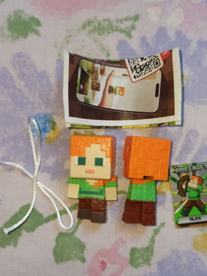 Alex Minecraft Kinder Joy figure new