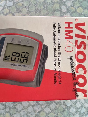 Visocor HM40 UEBE wrist blood pressure monitor new