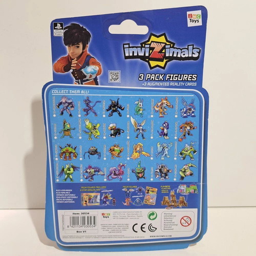 IMC Toys Invizimals Tigershark Icelion Uberjackal figures new, factory sealed