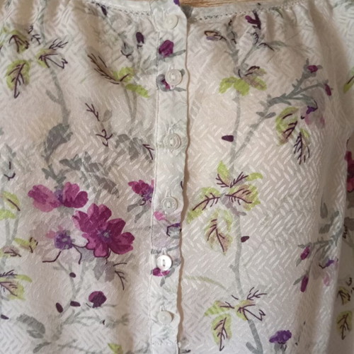 Massimo Dutti silk blouse new, size M, multicolor