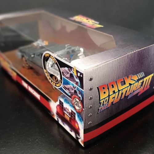JADA Time Machine Back to the Future III new metal model 1:24