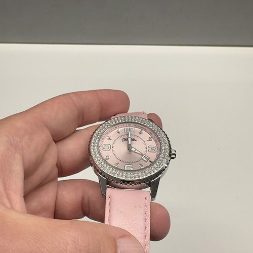 Folli Follie women's watch pink like new, battery needed