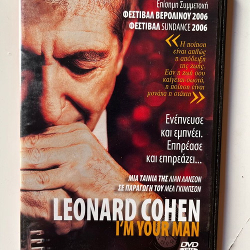 Leonard Cohen I'm Your Man DVD used, biography documentary with subtitles