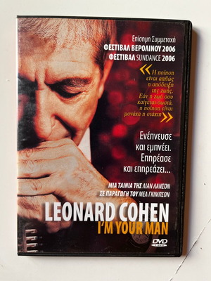 Leonard Cohen I'm Your Man DVD used, biography documentary with subtitles