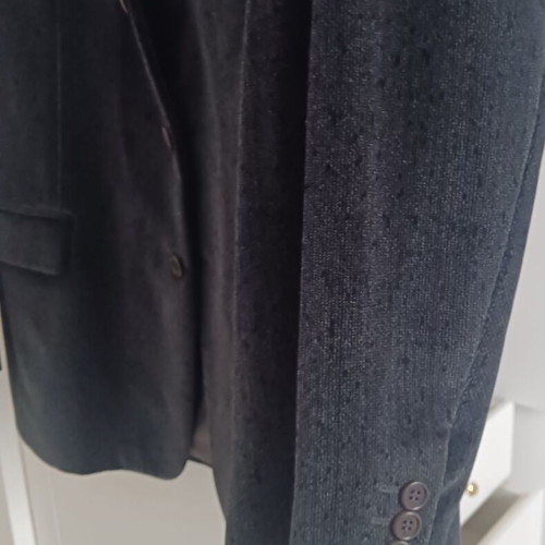 Men's black velvet jacket like new, size 50 (M/L)