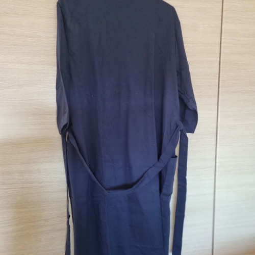Cotton maternity and nursing robe XXL like new, blue