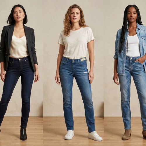 Branded women's jeans like new, various sizes and brands