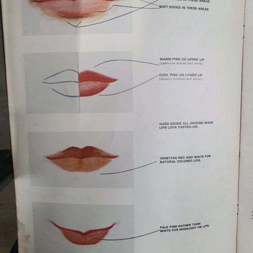 Faces and Features book used, English