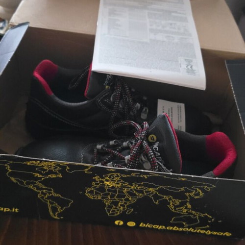 Bicap Laser Low S3 safety shoes new, size 38, black