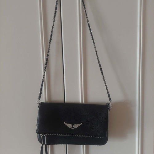 Zadig Voltaire shoulder bag like new, black