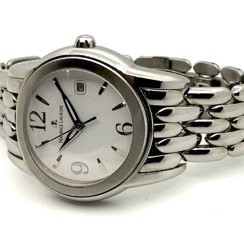 Maurice Lacroix wristwatch new men's with scratch-resistant sapphire and waterproof