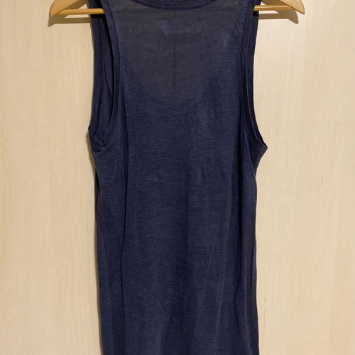 Zara organic cotton set with tank top and cardigan like new, blue
