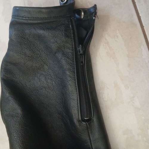 Bering leather jacket used, black, size M