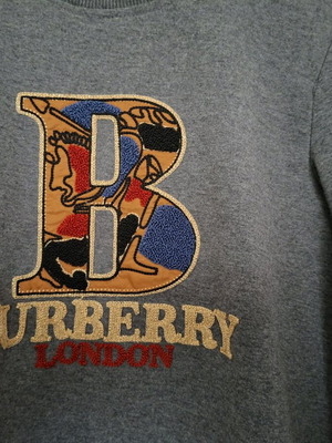 Burberry original blouse like new, gray